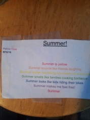 Patrick's Summertime Poem